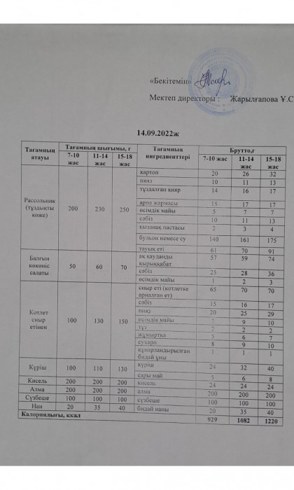menu 10