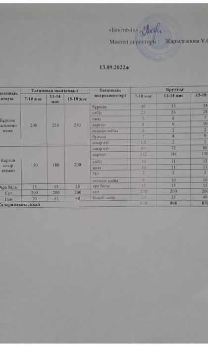 menu 9